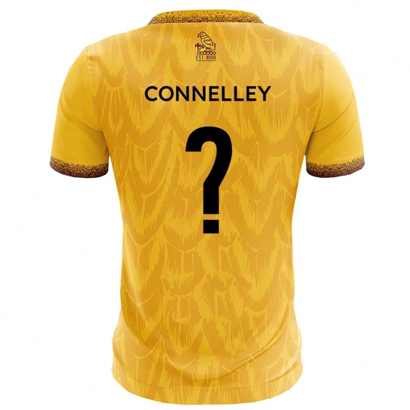Danxen Mujer Camiseta Chloe Connelley #0 Amarillo Marrón 1ª Equipación 2025/26 La Camisa México