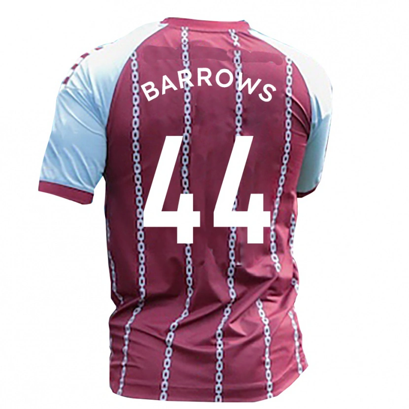 Danxen Mujer Camiseta Ross Barrows #44 Azul Celeste Rojo Óxido 1ª Equipación 2025/26 La Camisa México