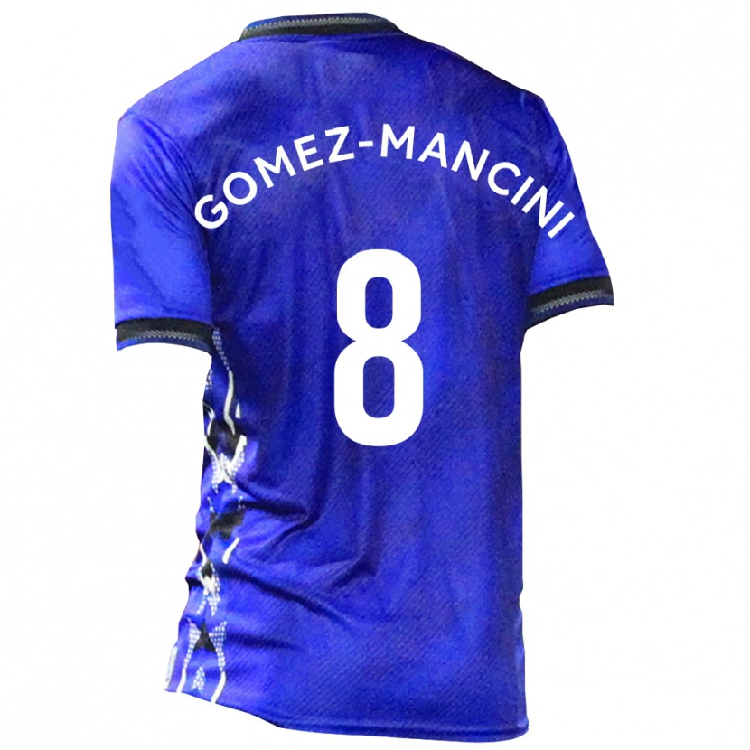 Danxen Mujer Camiseta Anthony Gomez-Mancini #8 Azul Blanco 1ª Equipación 2025/26 La Camisa México
