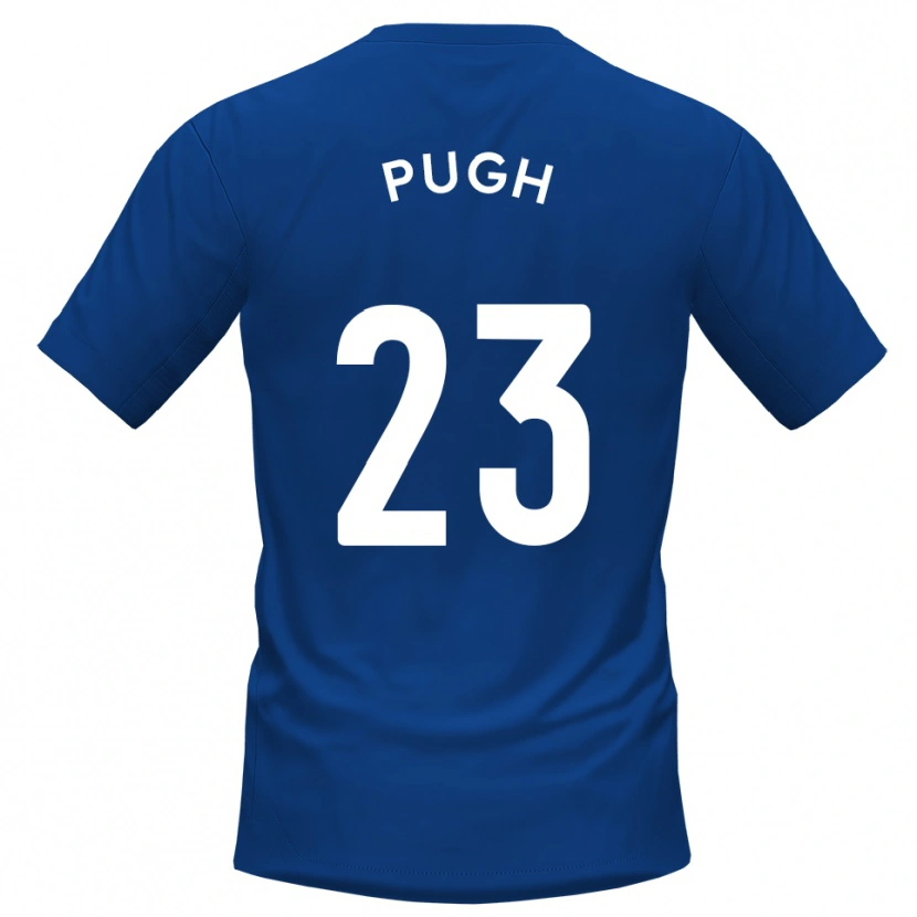 Danxen Mujer Camiseta Tom Pugh #23 Azul Blanco 1ª Equipación 2025/26 La Camisa México