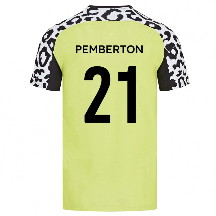 Danxen Mujer Camiseta Tre Pemberton #21 Amarillo Fluorescente 1ª Equipación 2025/26 La Camisa México