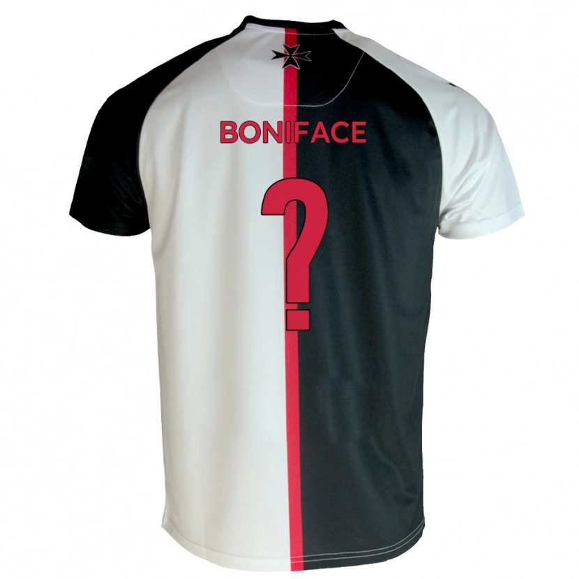 Danxen Mujer Camiseta Lewis Boniface #0 Blanco Negro 1ª Equipación 2025/26 La Camisa México