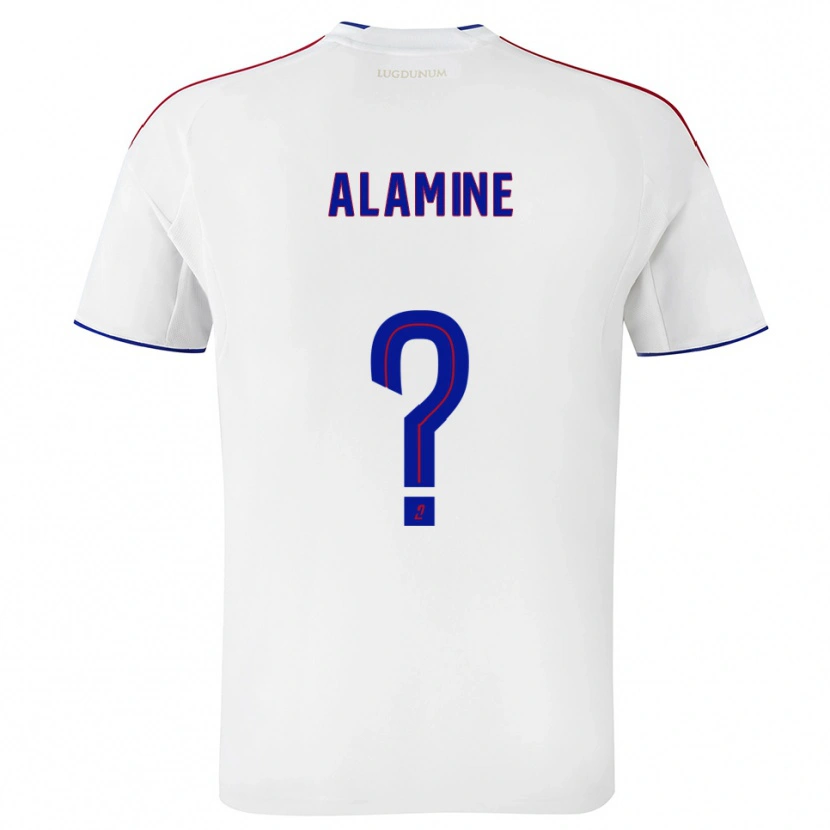 Danxen Mujer Camiseta Ali Alamine #0 Blanco Rojo 1ª Equipación 2025/26 La Camisa México