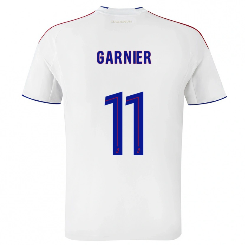 Danxen Mujer Camiseta Erawan Garnier #11 Blanco Rojo 1ª Equipación 2025/26 La Camisa México