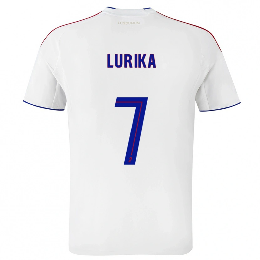 Danxen Mujer Camiseta Nehemie Lurika #7 Blanco Rojo 1ª Equipación 2025/26 La Camisa México
