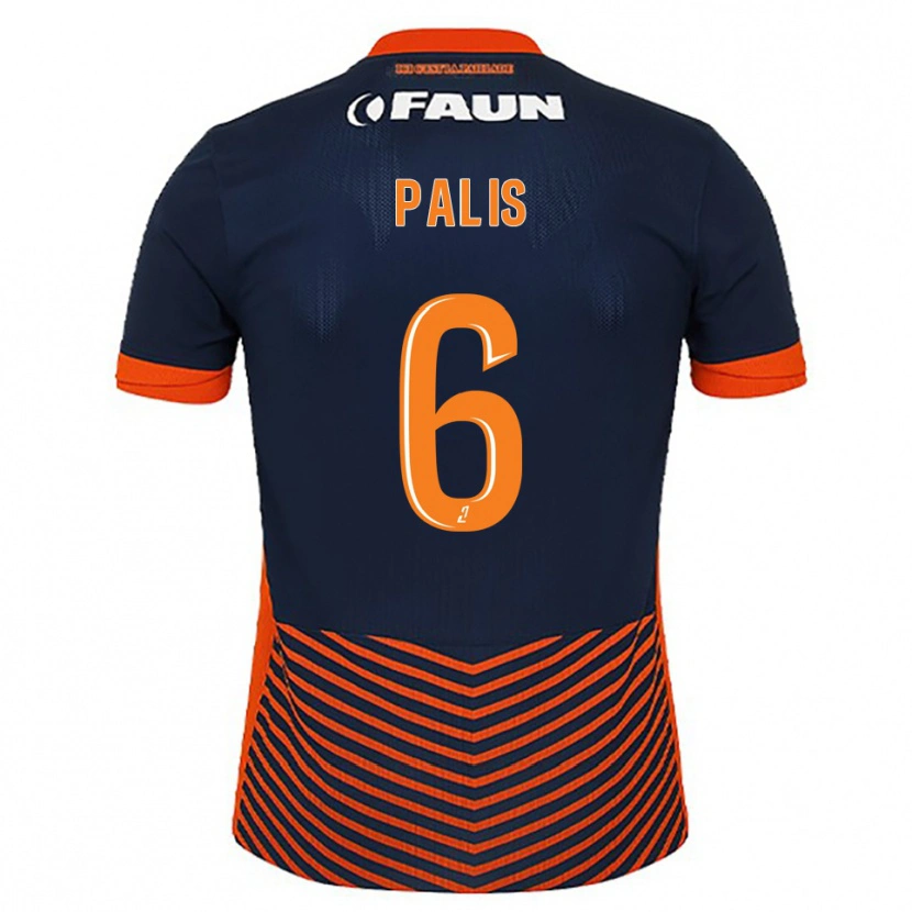 Danxen Mujer Camiseta Ella Palis #6 Azul Medianoche Naranja 1ª Equipación 2025/26 La Camisa México