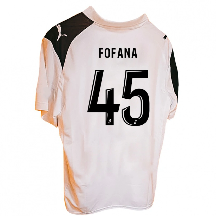 Danxen Mujer Camiseta Ibrahim Fofana #45 Negro Blanco 1ª Equipación 2025/26 La Camisa México
