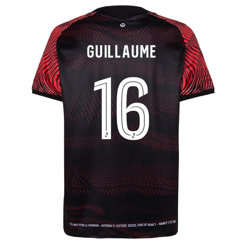 Danxen Mujer Camiseta Théo Guillaume #16 Blanco Rojo 1ª Equipación 2025/26 La Camisa México
