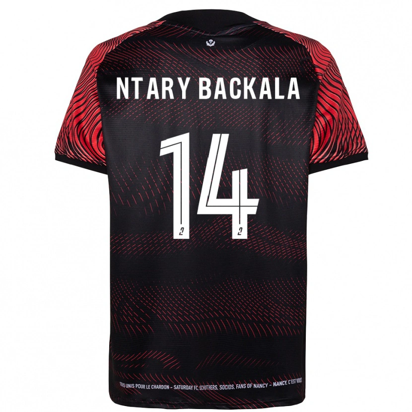 Danxen Mujer Camiseta Jordy Ntary Backala #14 Blanco Rojo 1ª Equipación 2025/26 La Camisa México