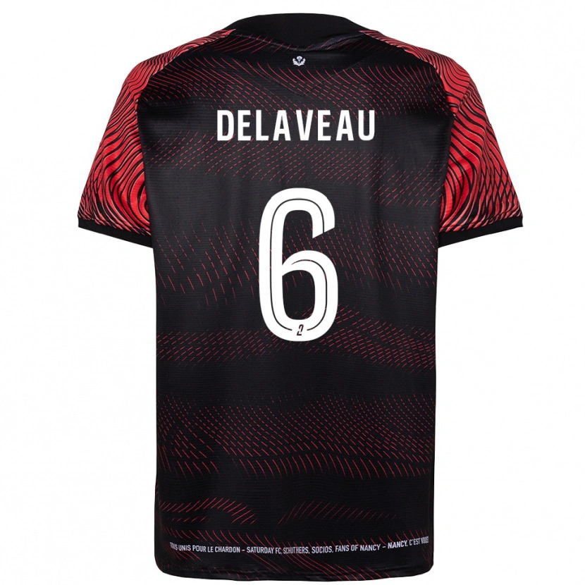 Danxen Mujer Camiseta Yanis Delaveau #6 Blanco Rojo 1ª Equipación 2025/26 La Camisa México