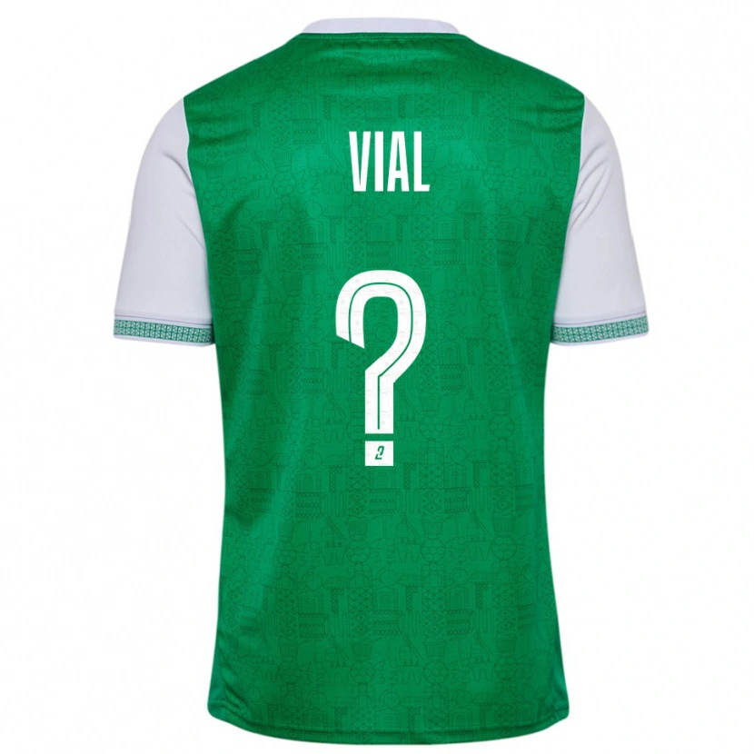 Danxen Mujer Camiseta Lorik Vial #0 Verde Blanco 1ª Equipación 2025/26 La Camisa México