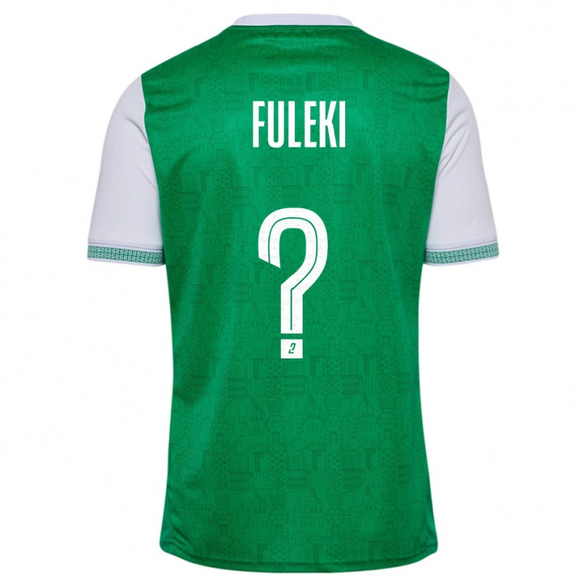 Danxen Mujer Camiseta Samuel Fuleki #0 Verde Blanco 1ª Equipación 2025/26 La Camisa México