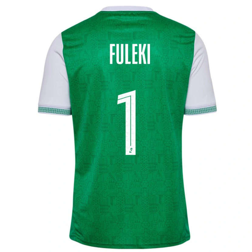 Danxen Mujer Camiseta Rafael Fuleki #1 Verde Blanco 1ª Equipación 2025/26 La Camisa México