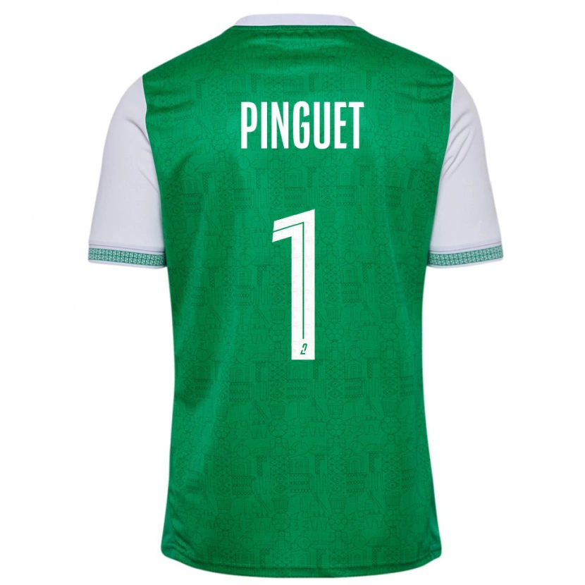 Danxen Mujer Camiseta Alice Pinguet #1 Verde Blanco 1ª Equipación 2025/26 La Camisa México
