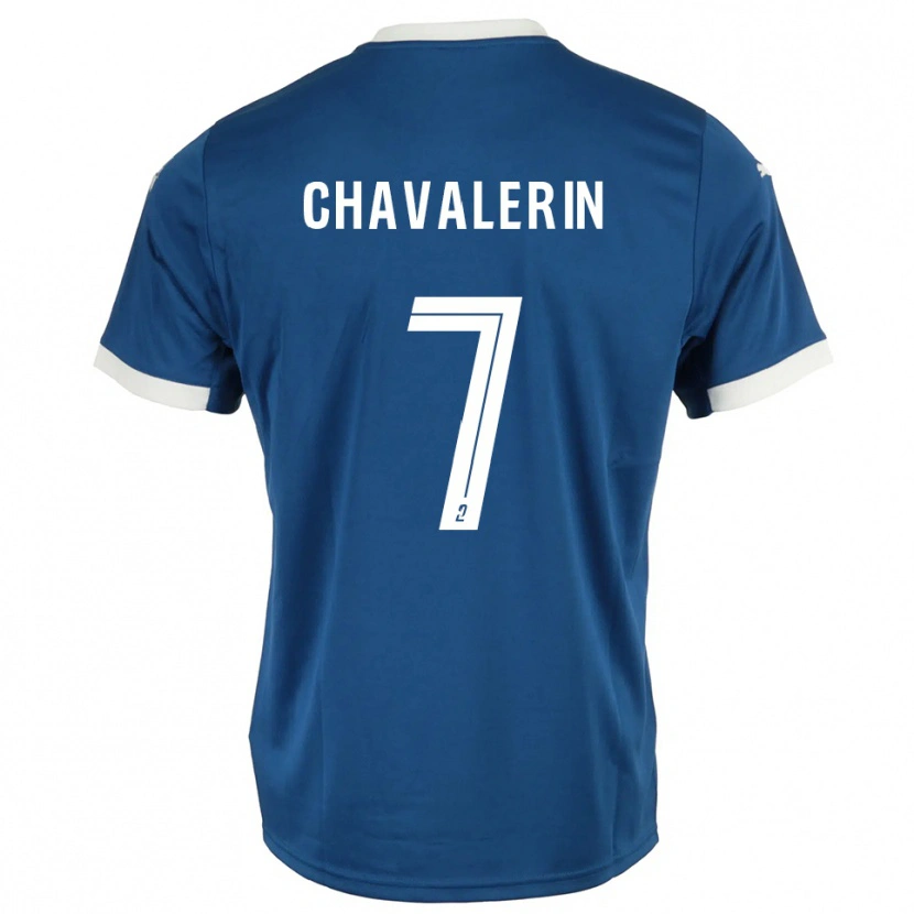 Danxen Mujer Camiseta Xavier Chavalerin #7 Azul Blanco 1ª Equipación 2025/26 La Camisa México