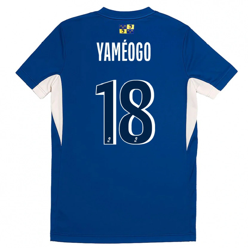 Danxen Mujer Camiseta Bachirou Yaméogo #18 Azul Azul Marino 1ª Equipación 2025/26 La Camisa México