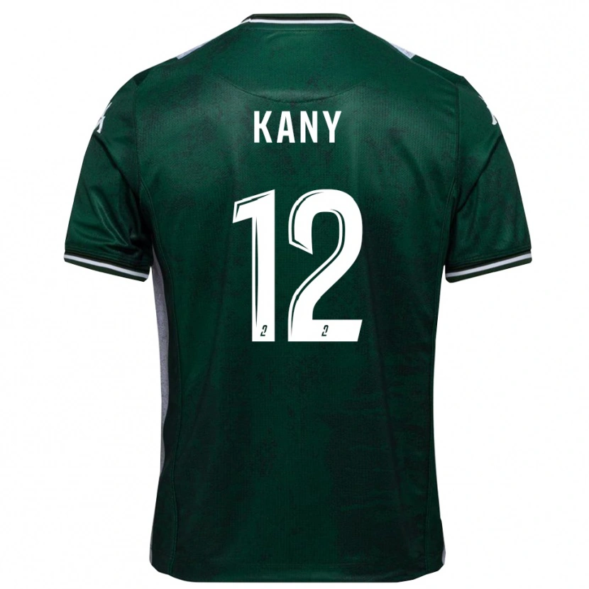 Danxen Mujer Camiseta Vincent Kany #12 Verde Blanco 1ª Equipación 2025/26 La Camisa México