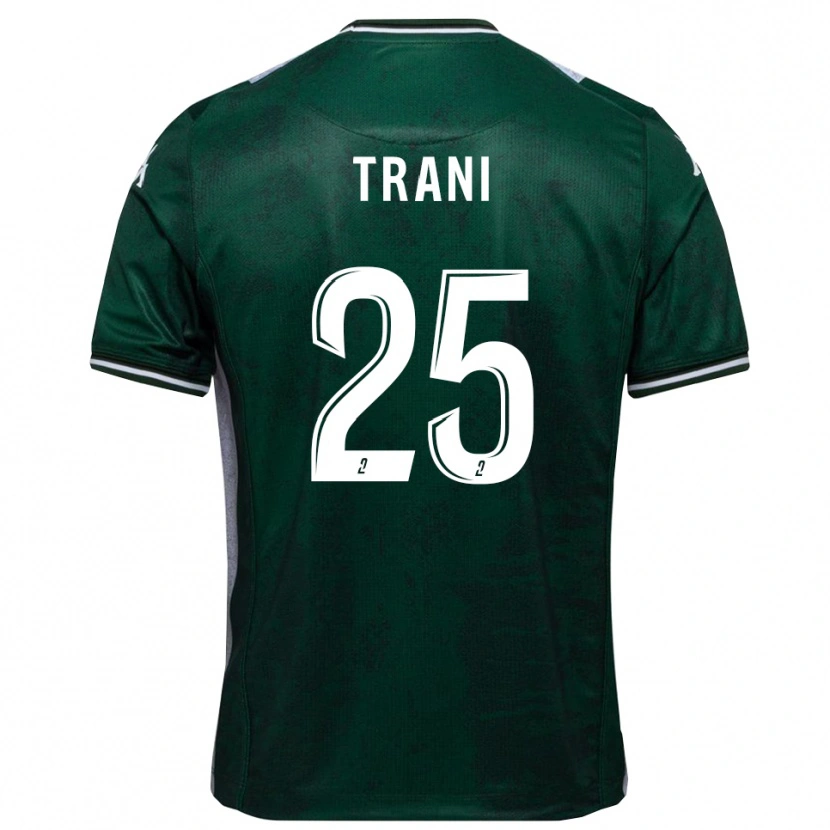 Danxen Mujer Camiseta Guillaume Trani #25 Verde Blanco 1ª Equipación 2025/26 La Camisa México