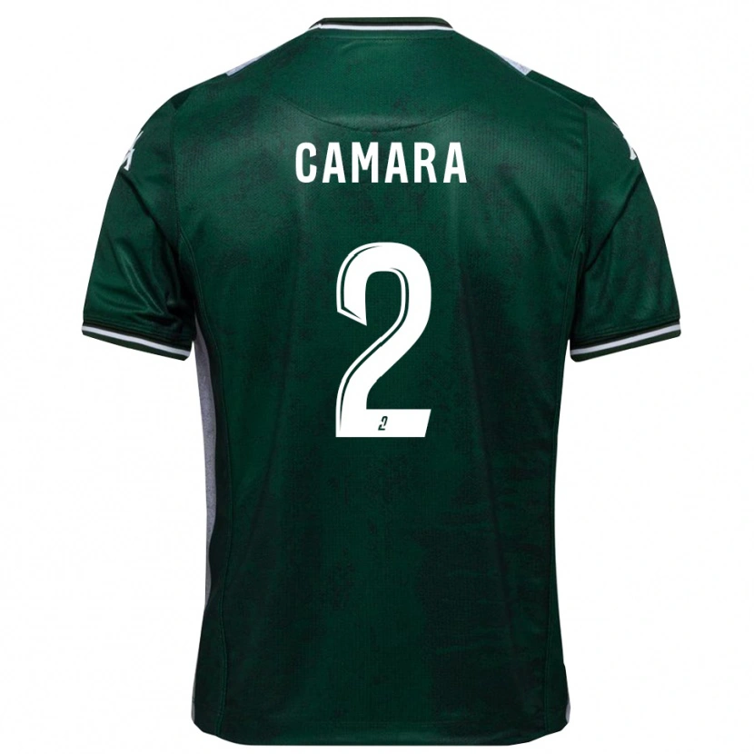 Danxen Mujer Camiseta Diadé Camara #2 Verde Blanco 1ª Equipación 2025/26 La Camisa México