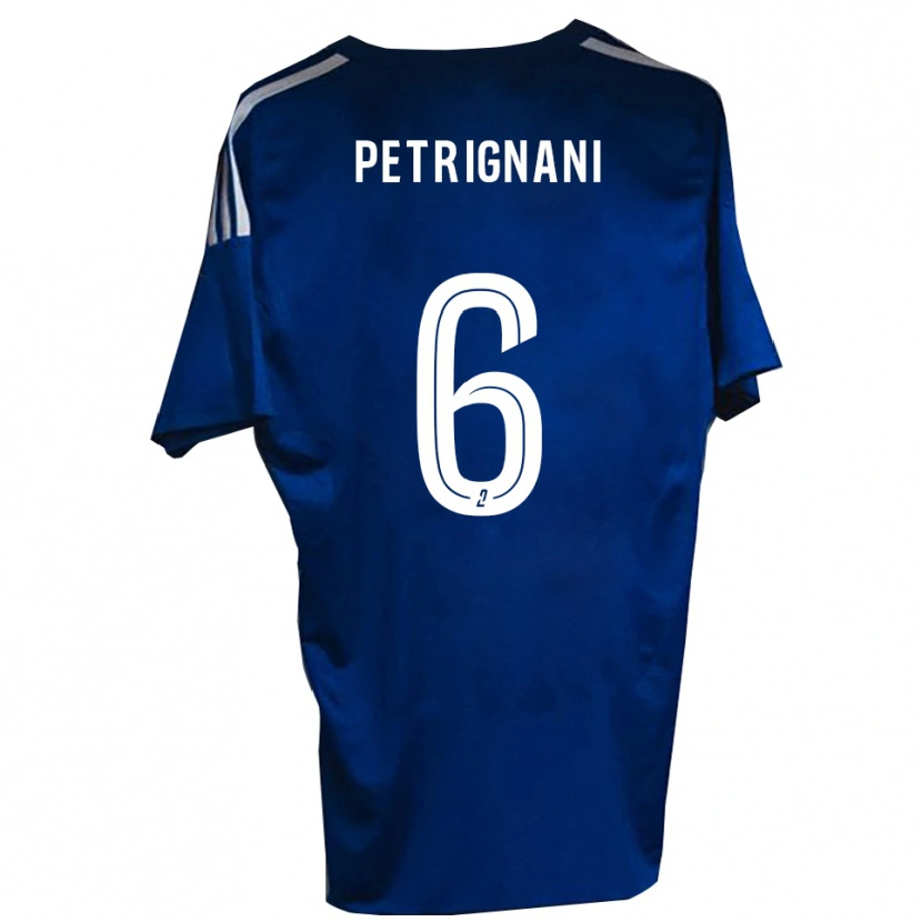 Danxen Mujer Camiseta Matteo Petrignani #6 Azul Blanco 1ª Equipación 2025/26 La Camisa México