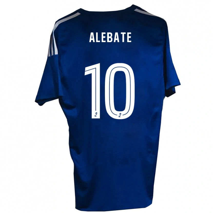 Danxen Mujer Camiseta Nolhann Alebate #10 Azul Blanco 1ª Equipación 2025/26 La Camisa México
