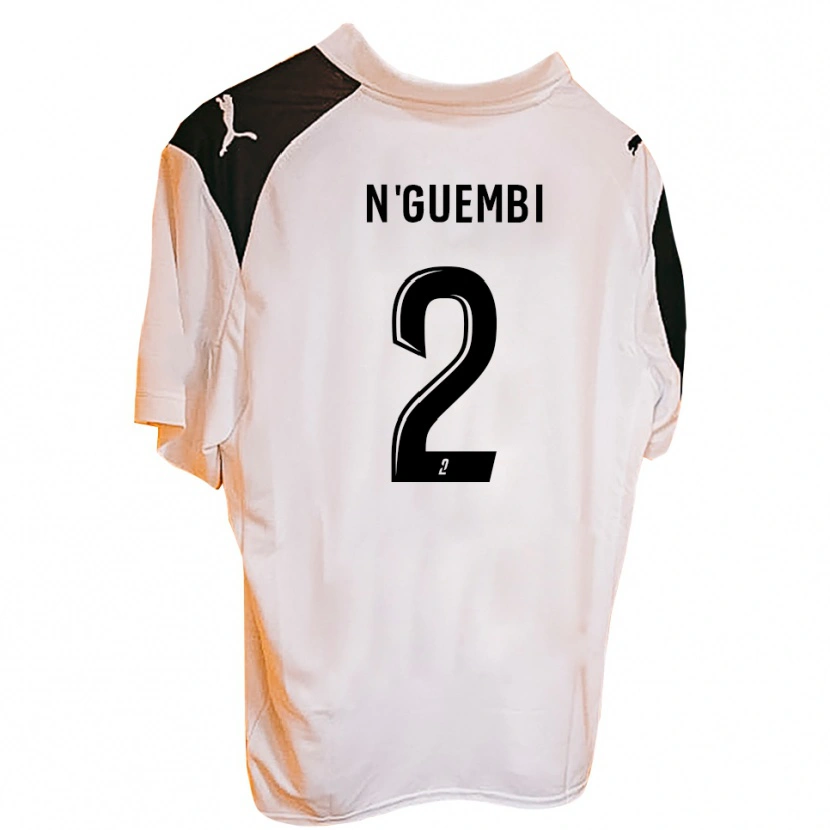 Danxen Mujer Camiseta Gabriel N'guembi #2 Naranja Negro 1ª Equipación 2025/26 La Camisa México