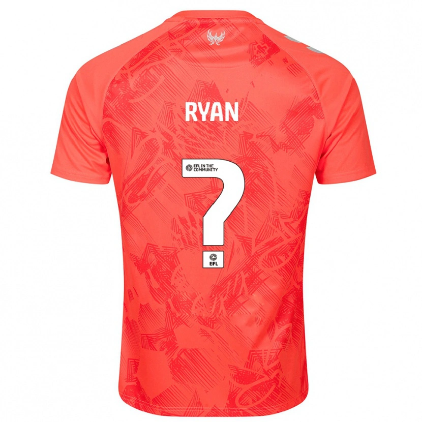 Danxen Mujer Camiseta Kain Ryan #0 Naranja Blanco 2ª Equipación 2025/26 La Camisa México