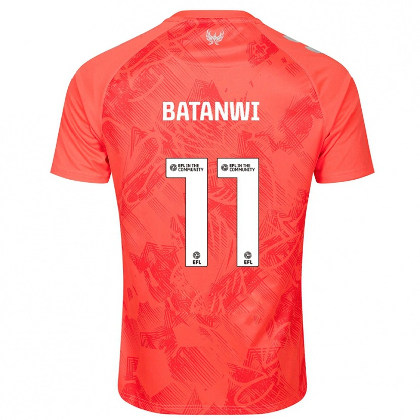 Danxen Mujer Camiseta Tristen Batanwi #11 Naranja Blanco 2ª Equipación 2025/26 La Camisa México