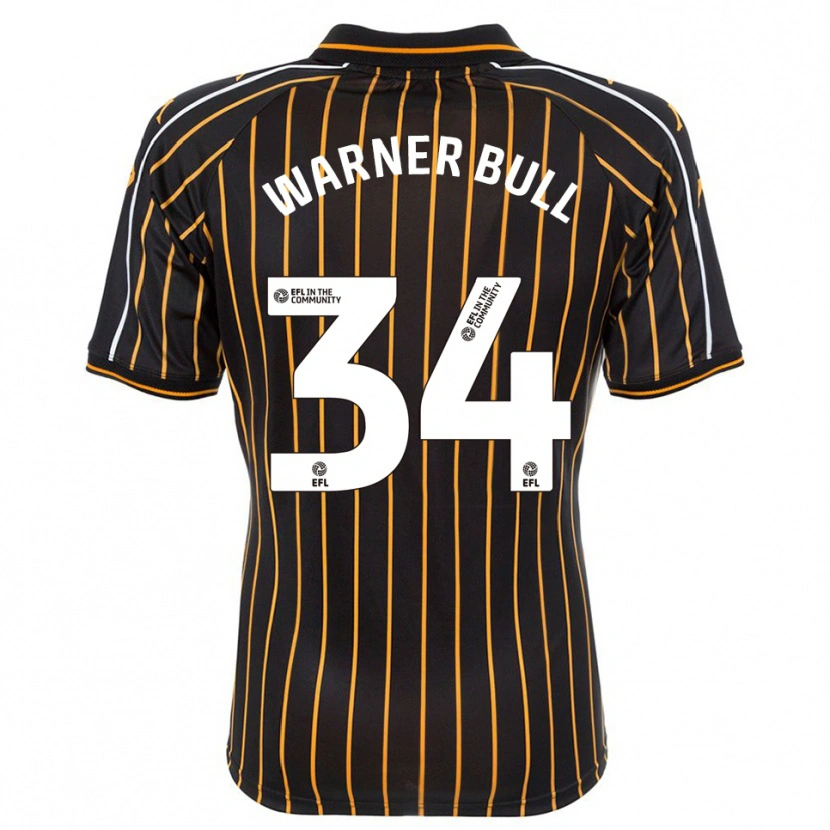 Danxen Mujer Camiseta Lucy Warner-Bull #34 Blanco Negro 2ª Equipación 2025/26 La Camisa México