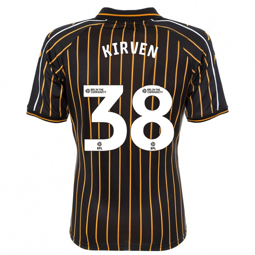 Danxen Mujer Camiseta Tess Kirven #38 Blanco Negro 2ª Equipación 2025/26 La Camisa México