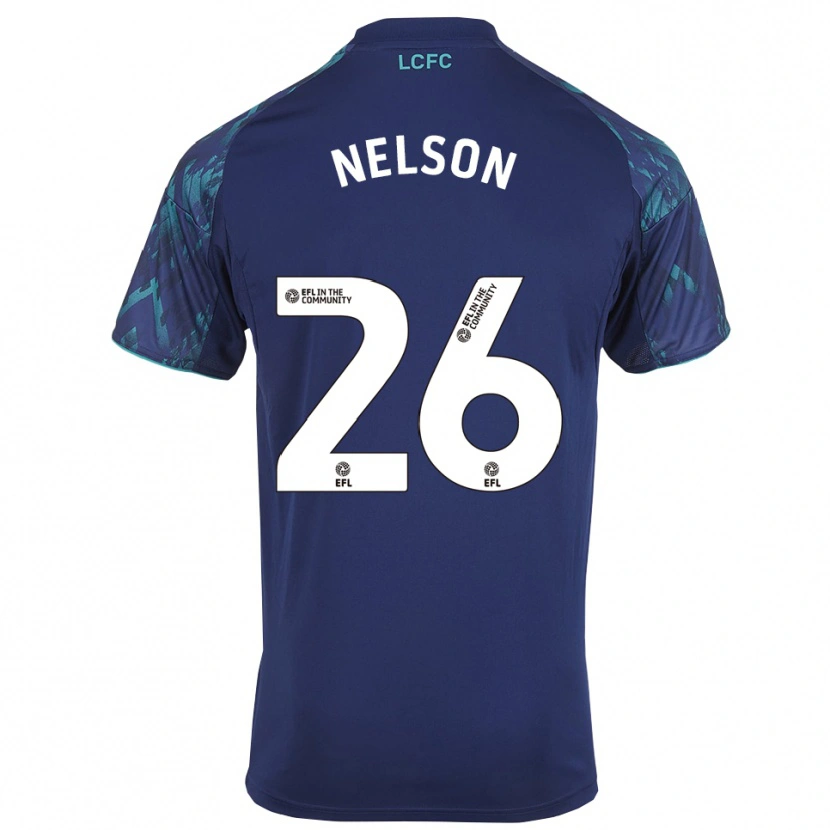 Danxen Mujer Camiseta Ben Nelson #26 Azul Marino Verde Blanco 2ª Equipación 2025/26 La Camisa México