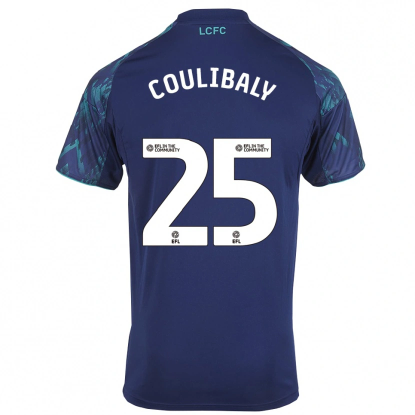 Danxen Mujer Camiseta Woyo Coulibaly #25 Azul Marino Verde Blanco 2ª Equipación 2025/26 La Camisa México