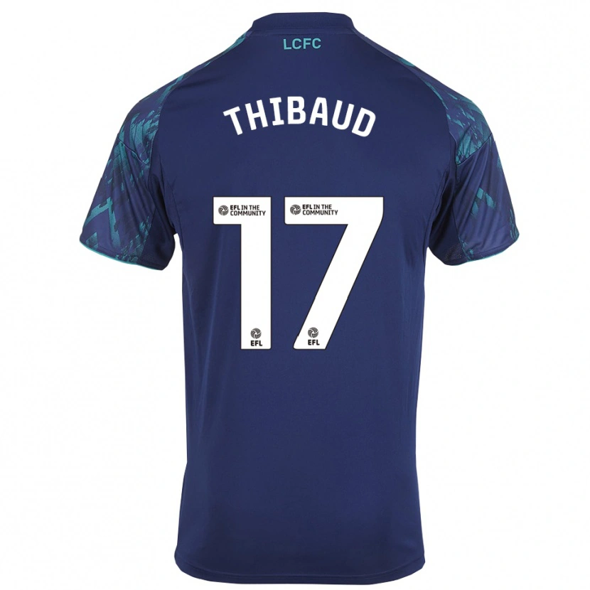 Danxen Mujer Camiseta Julie Thibaud #17 Azul Marino Verde Blanco 2ª Equipación 2025/26 La Camisa México
