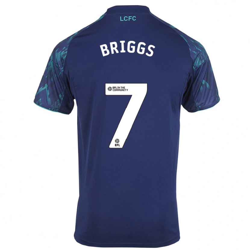 Danxen Mujer Camiseta Logan Briggs #7 Azul Marino Verde Blanco 2ª Equipación 2025/26 La Camisa México