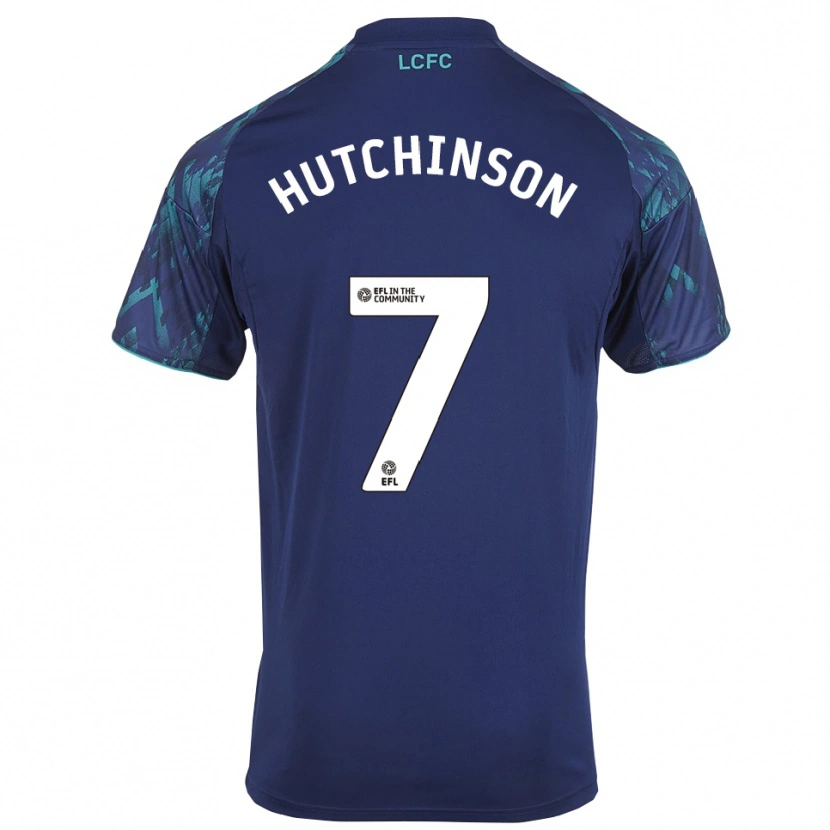 Danxen Mujer Camiseta Lorenz Hutchinson #7 Azul Marino Verde Blanco 2ª Equipación 2025/26 La Camisa México