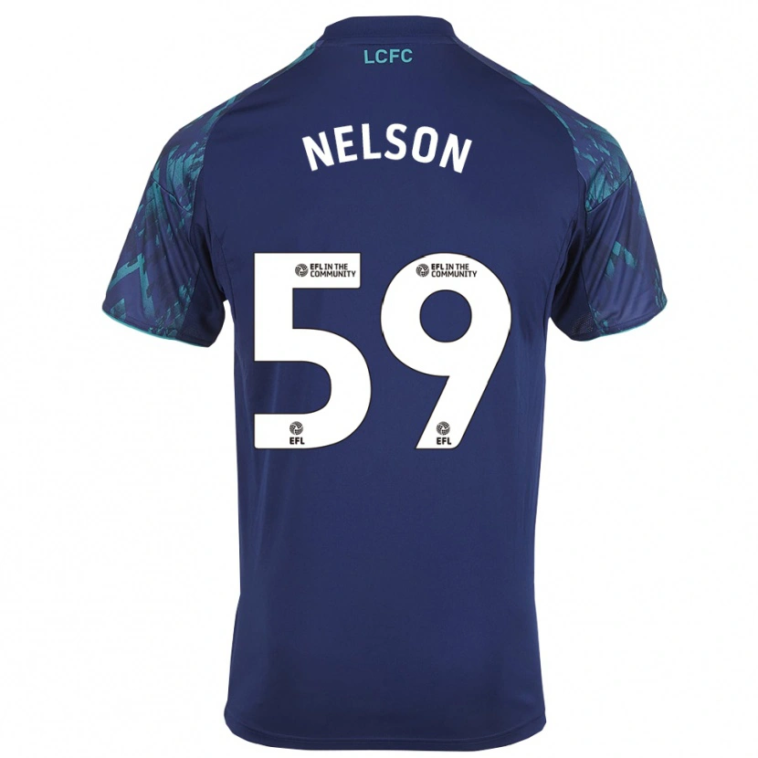 Danxen Mujer Camiseta Ronny Nelson #59 Azul Marino Verde Blanco 2ª Equipación 2025/26 La Camisa México