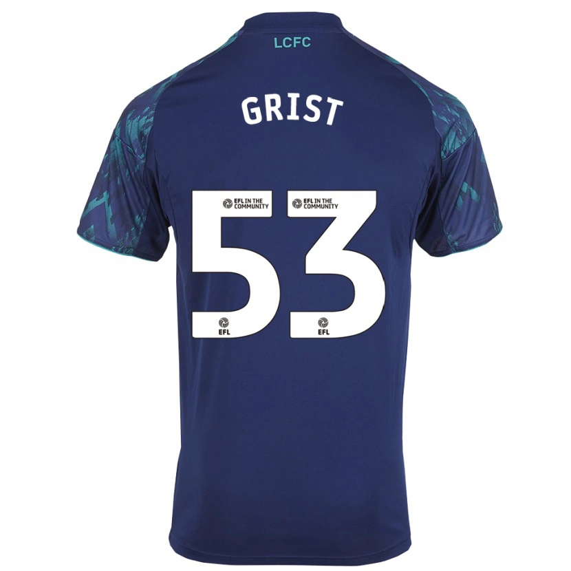 Danxen Mujer Camiseta Ben Grist #53 Azul Marino Verde Blanco 2ª Equipación 2025/26 La Camisa México