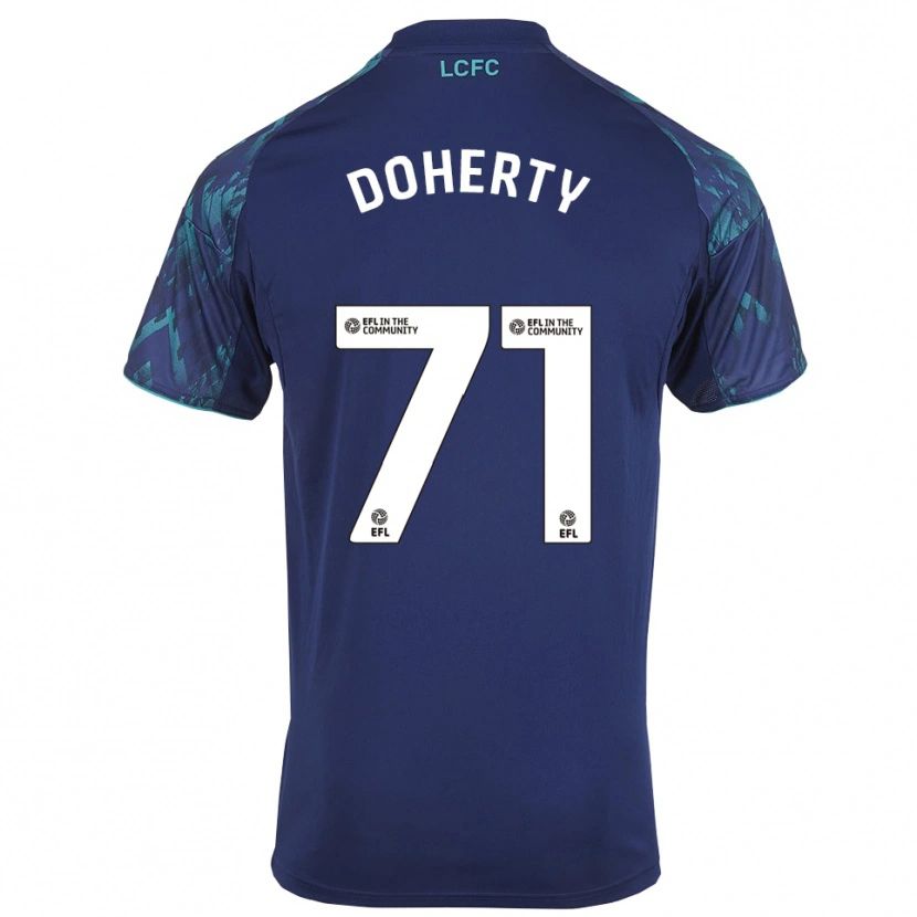 Danxen Mujer Camiseta Arlo Doherty #71 Azul Marino Verde Blanco 2ª Equipación 2025/26 La Camisa México