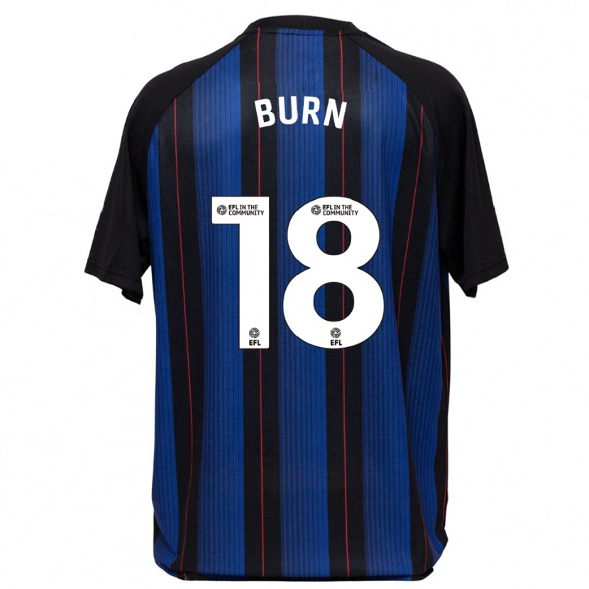Danxen Mujer Camiseta Sarah Burn #18 Azul Negro 2ª Equipación 2025/26 La Camisa México