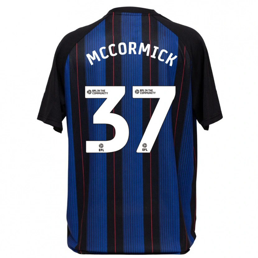 Danxen Mujer Camiseta George Mccormick #37 Azul Negro 2ª Equipación 2025/26 La Camisa México