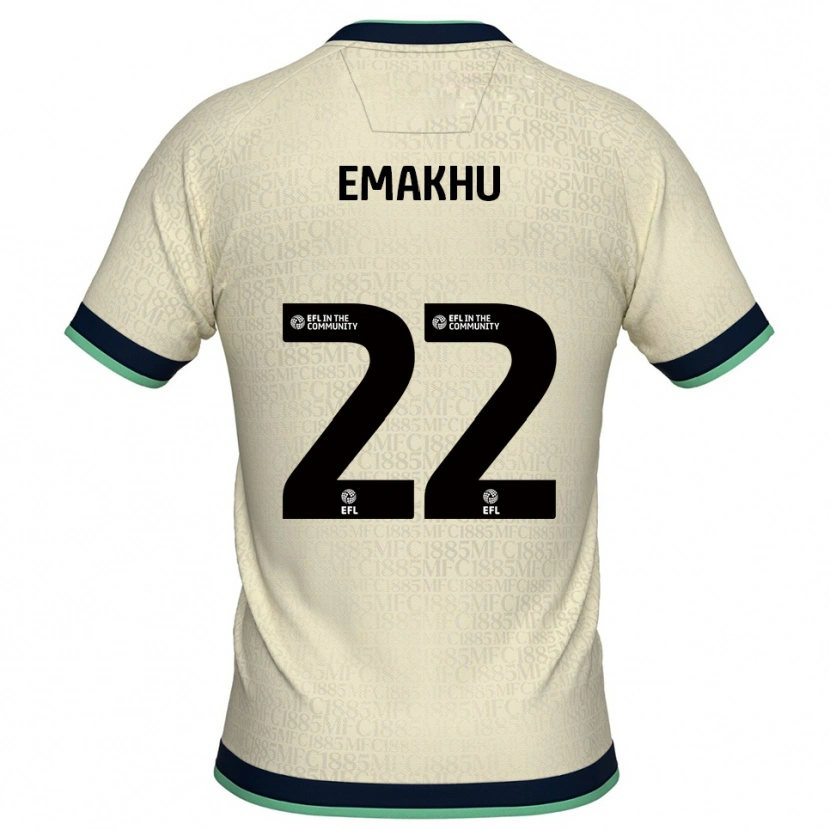 Danxen Mujer Camiseta Aidomo Emakhu #22 Champán Azul Marino 2ª Equipación 2025/26 La Camisa México