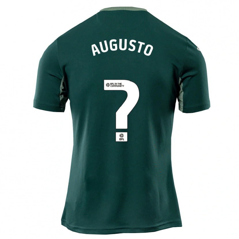 Danxen Mujer Camiseta Samuel Augusto #0 Verde Blanco Púrpura 2ª Equipación 2025/26 La Camisa México
