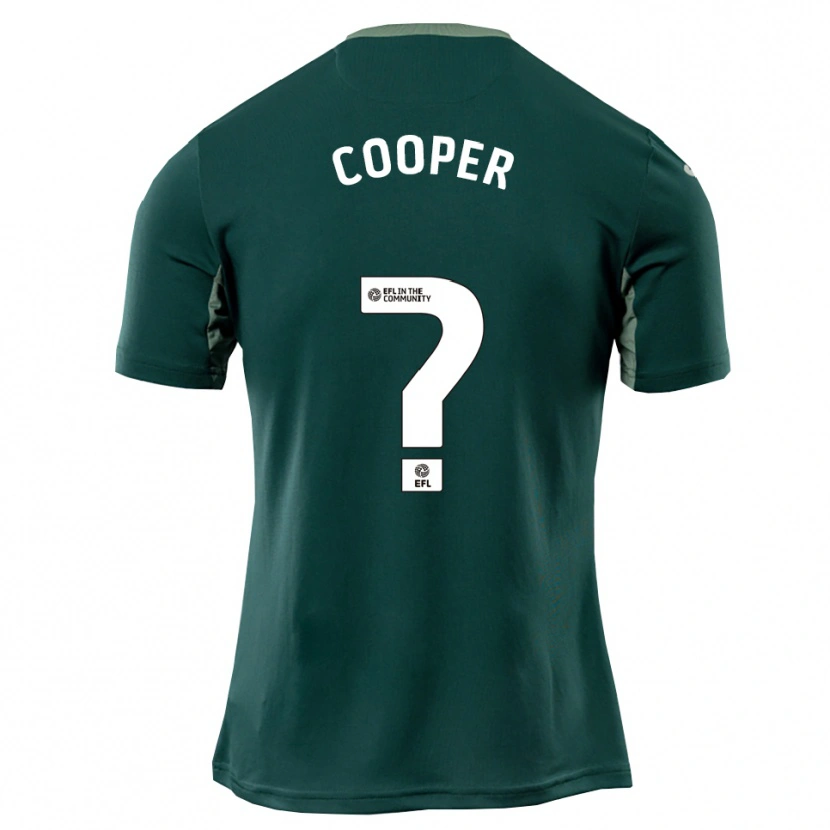 Danxen Mujer Camiseta Reuben Cooper #0 Verde Blanco Púrpura 2ª Equipación 2025/26 La Camisa México