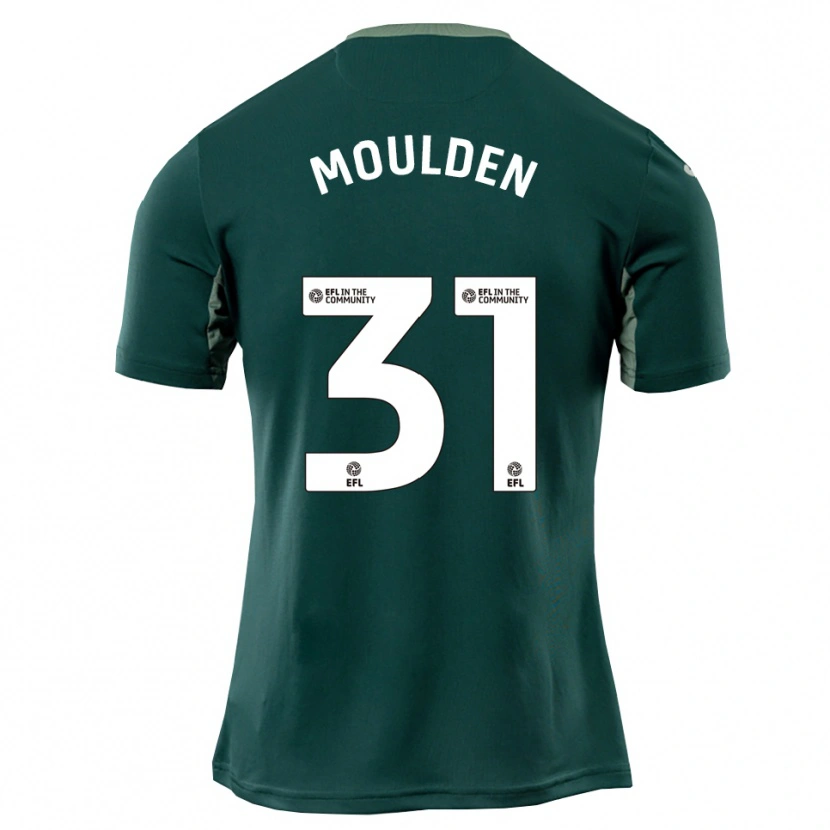 Danxen Mujer Camiseta Louie Moulden #31 Verde Blanco Púrpura 2ª Equipación 2025/26 La Camisa México