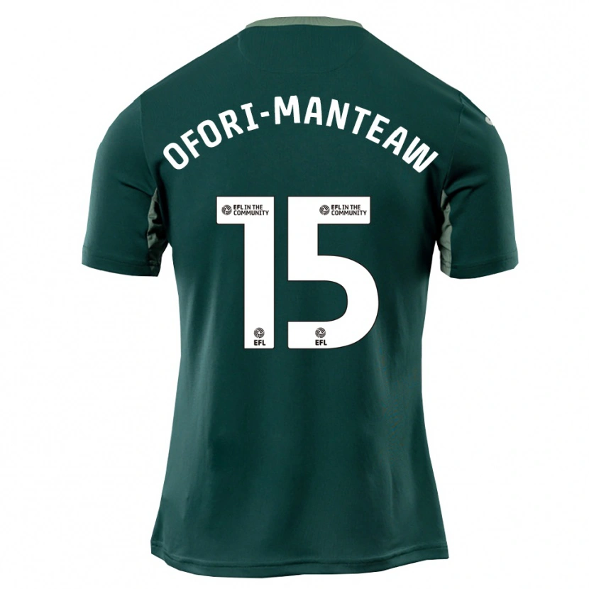 Danxen Mujer Camiseta Lloyd Ofori-Manteaw #15 Verde Blanco Púrpura 2ª Equipación 2025/26 La Camisa México