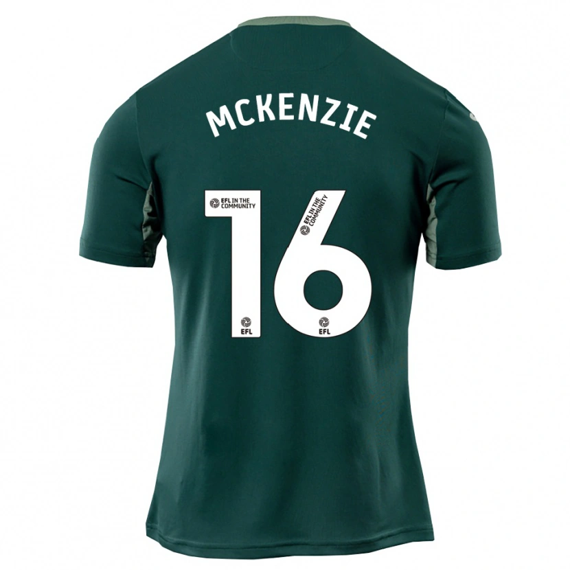 Danxen Mujer Camiseta Mason Mckenzie #16 Verde Blanco Púrpura 2ª Equipación 2025/26 La Camisa México