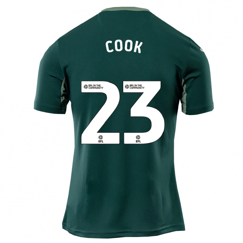 Danxen Mujer Camiseta Olivia Cook #23 Verde Blanco Púrpura 2ª Equipación 2025/26 La Camisa México