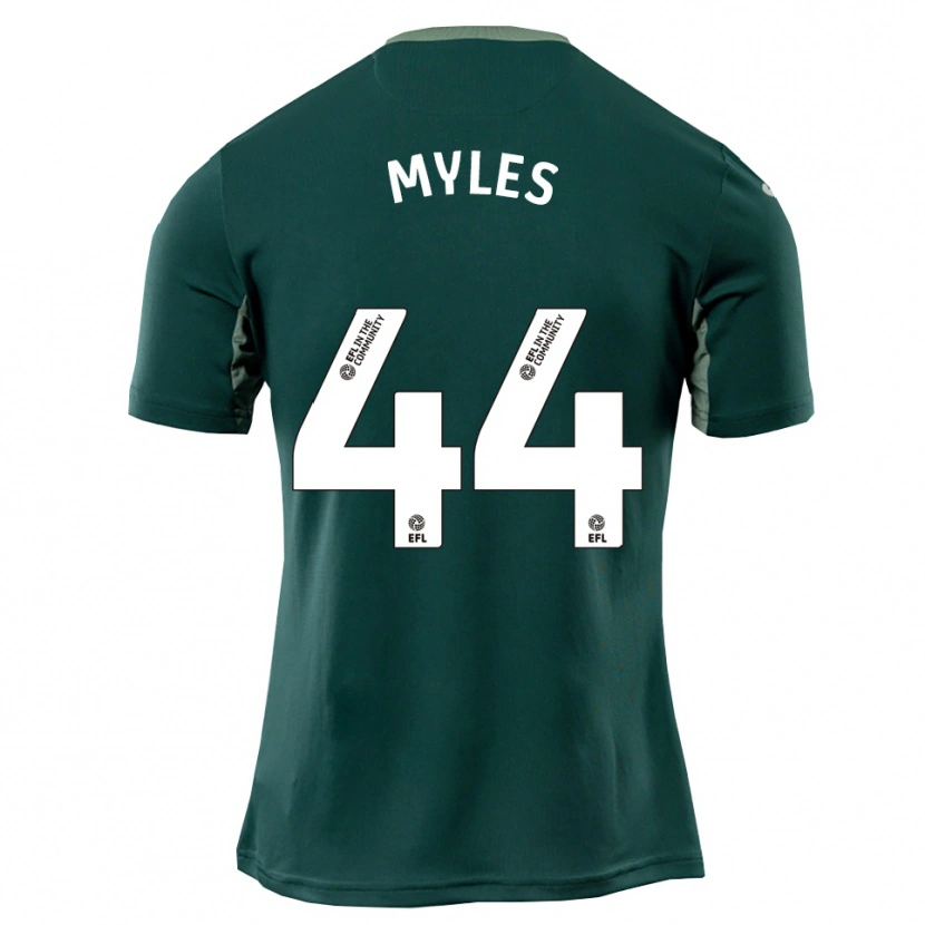 Danxen Mujer Camiseta Elliot Myles #44 Verde Blanco Púrpura 2ª Equipación 2025/26 La Camisa México