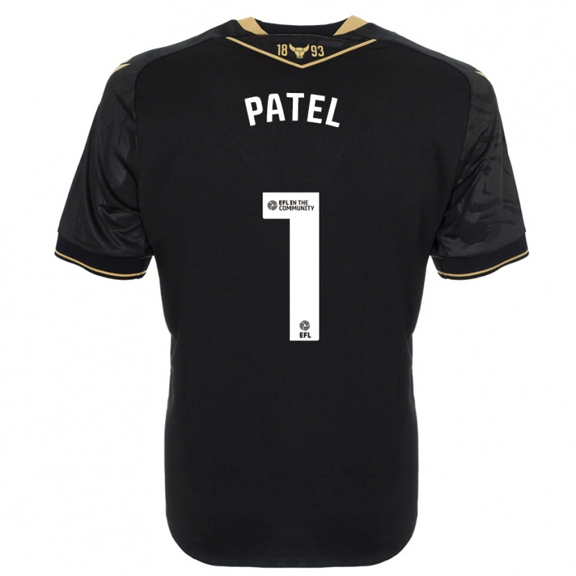 Danxen Mujer Camiseta Ajae Patel #1 Negro Oro 2ª Equipación 2025/26 La Camisa México