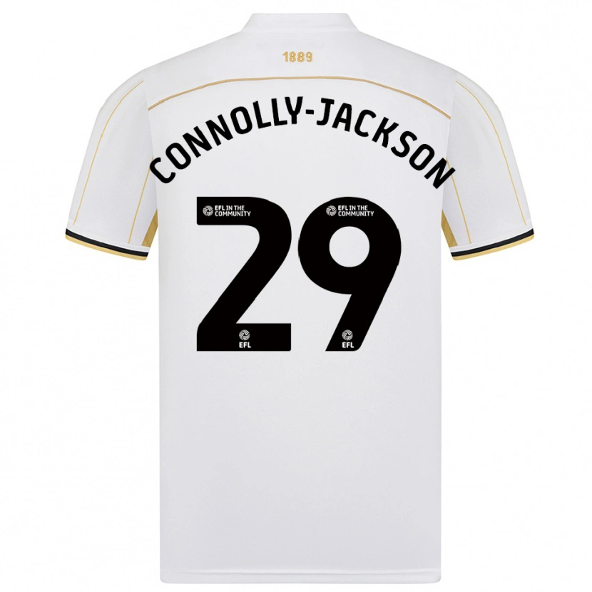 Danxen Mujer Camiseta Fallon Connolly-Jackson #29 Blanco Oro 2ª Equipación 2025/26 La Camisa México